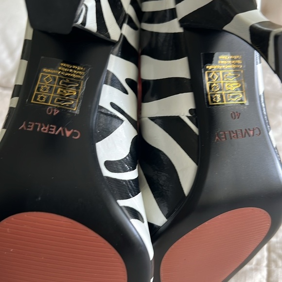 Caverley Zebra Print Pumps - Picture 10 of 10